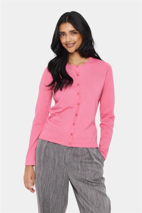 Saint Tropez A8661, Milasz Rneck Cardigan Kvinde Chateau Rose Cardigans Classic Fit Str S - hos Magasin