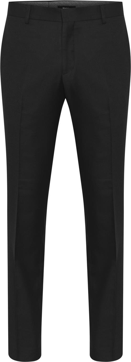 Matinique Malas Mand Deep Black Habitbukser Slim Fit Str 46 - hos Magasin