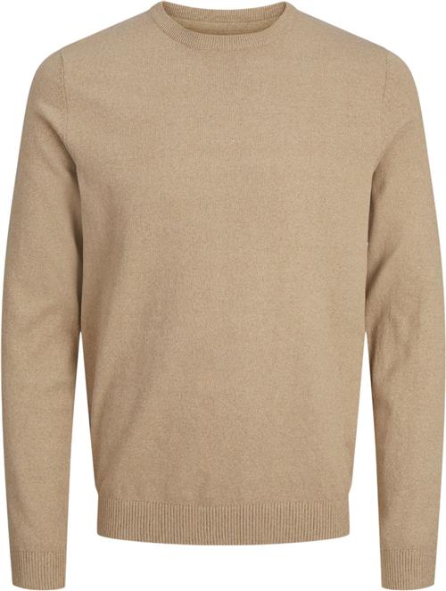 JJ-REBEL Jrebcallum Knit Crew Neck Noos Mand Crockery Sweaters Regular Fit Str XS - hos Magasin