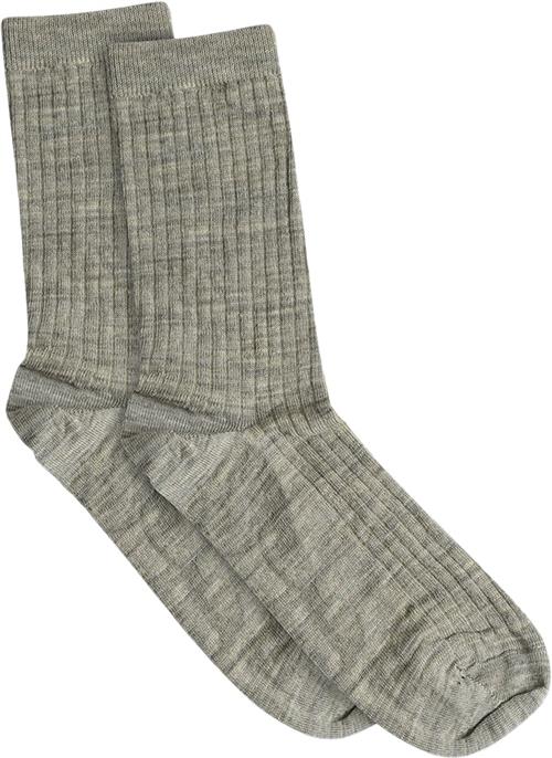 Se mpWoman Wool rib Socks Ankelstrømper Str 40/42 - Merino Uld hos Magasin ved Magasin