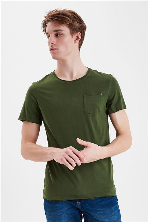 Se Blend Bhnoel Tee Noos Mand Forest Green Kortærmede T-shirts Slim Fit Str XXXL - hos Magasin ved Magasin