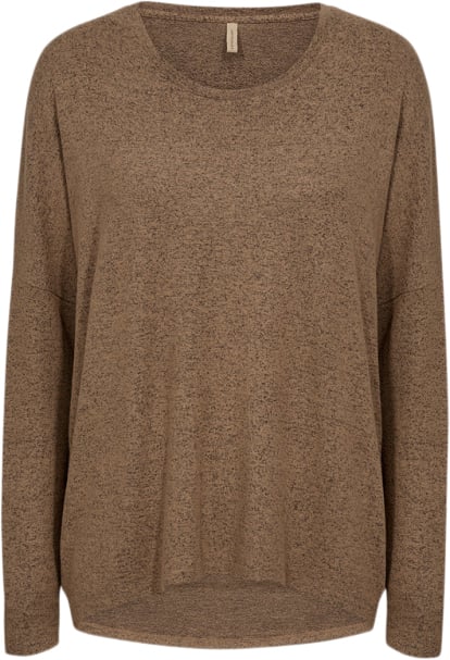 soyaconcept Scbiara 1 Bluse Camel Kvinde 98404 Camel Langærmede T-shirts Str S - Polyester hos Magasin