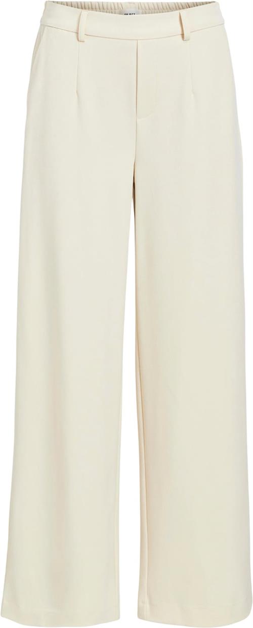 Object Objlisa Wide Pant Noos Kvinde Sandshell Bukser Med Brede Ben Str 34 - hos Magasin