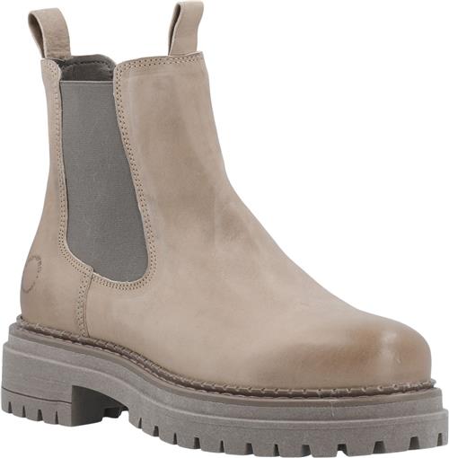 Cashott Cashannah Chelsea Boot Vegetable Tanned Oily Nubuck Kvinde Taupe Chelsea Boots Str 42 - hos Magasin