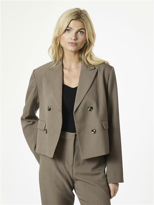 Neo Noir Conan Structure Blazer Kvinde Khaki Blazere Str 42 - hos Magasin