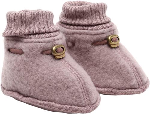 Mikk-Line Wool Footies Twilight Mauve Hjemmesko Str 74/80Y - Uld hos Magasin