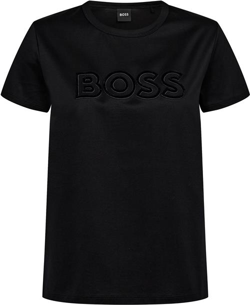 BOSS Eventsa_Logo1 Kvinde Sort Kortærmede T-shirts Str XL - hos Magasin