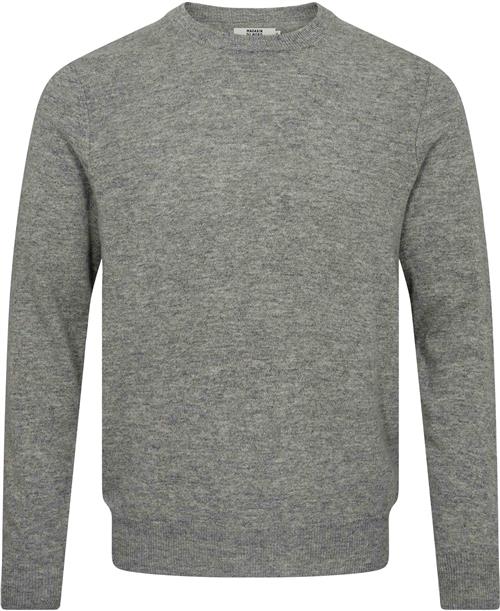 Magasin du Nord Collection Magasin Maryn 2 RWS Strik Lambswool Mand Light Grey Melange Sweaters Str S Uld