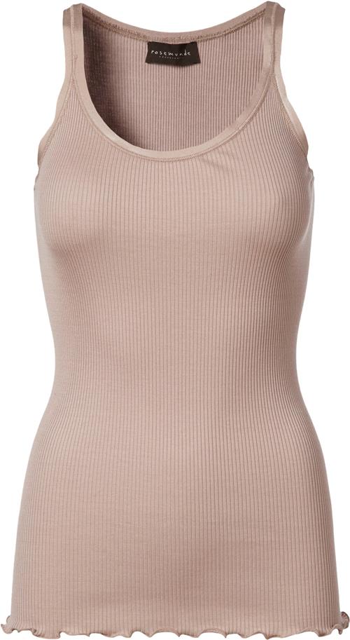 Se Rosemunde Silk top Regular W/elastic Band Kvinde Lyserød Tanktoppe Str L - Silke hos Magasin ved Magasin