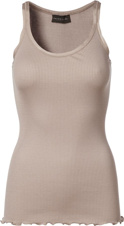 Se Rosemunde Silk top Regular W/elastic Band Kvinde Lyserød Tanktoppe Str M - Silke hos Magasin ved Magasin