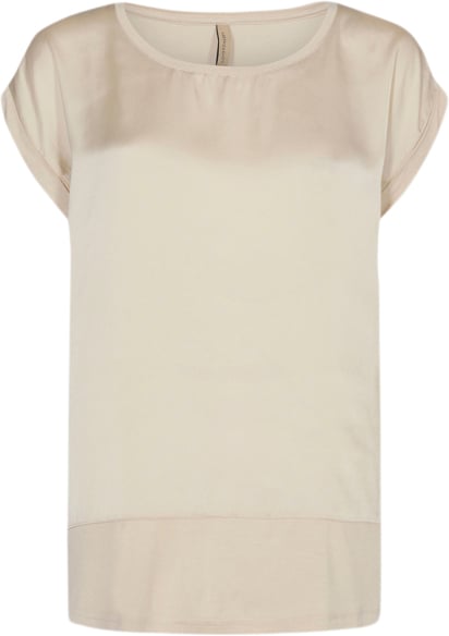 Se soyaconcept Scthilde 6 T-shirt Creme Kvinde 1620 Creme Kortærmede T-shirts Str XXL - hos Magasin ved Magasin