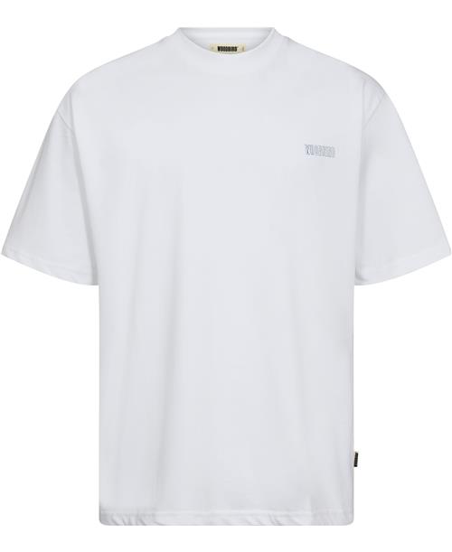 Woodbird Wbbaine Sik Wu Tee Mand White Kortærmede T-shirts Str S - hos Magasin