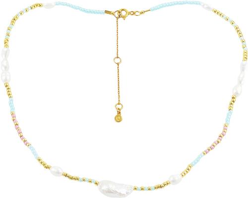 Se Hultquist Miabella Necklace ml: 35 cm + 5 cm flex. - Perlehalskæder hos Magasin ved Magasin