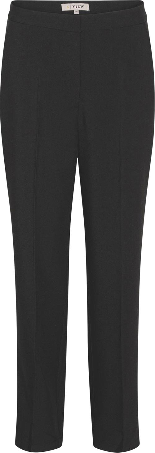 A-VIEW Annali Pant Kvinde Black Bukser Med Lige Ben Str 36 - hos Magasin