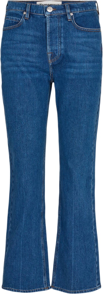 Tomorrow Trwmarston Jeans Wash Bilbao Kvinde Denim Blue Flared Jeans Str 31 / 30 - Denim hos Magasin