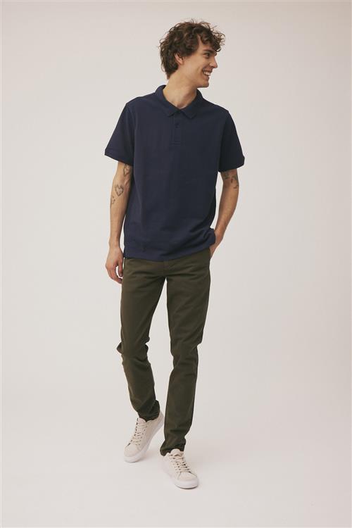 Magasin du Nord Collection Magasin Medley Chino Organic Gots Mand Dark Army Casual Bukser Regular Fit Str 34/32 Bomuld