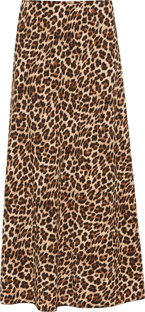 Sorbet Sblanna Leoskirt Kvinde Animal Maxi Nederdele Str S/M - hos Magasin