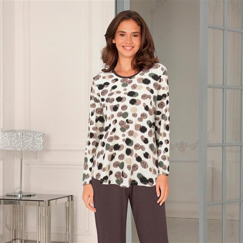 Se Lady Avenue Bamboo Long Sleeve Pyjamas Nattrøjer & -Toppe Str XS - Bomuld hos Magasin ved Magasin