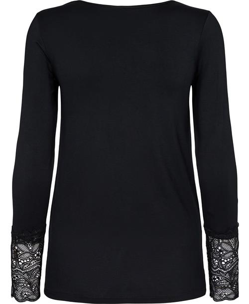 soyaconcept Scmarica 226 Kvinde 9999 Black Langærmede T-shirts Str S - Elastan hos Magasin