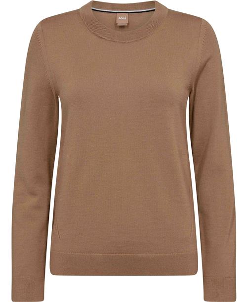 Se BOSS Feganasi Kvinde Medium Beige Sweaters Str S - hos Magasin ved Magasin