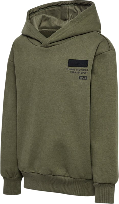 Hummel Hmlarchie Hoodie Str 8 år / 128 cm - Army Sweatshirts hos Magasin