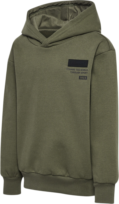 Hummel Hmlarchie Hoodie Str 10 år / 140 cm - Army Sweatshirts hos Magasin