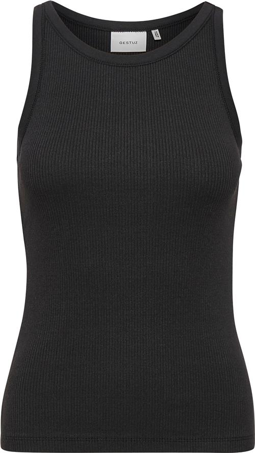 Gestuz Drewgz sl top Noos Kvinde Black Tanktoppe Str M - hos Magasin