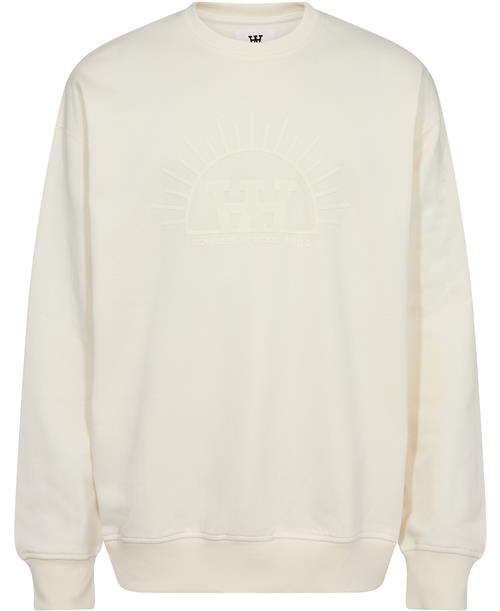 Wood Wood Noel Resort Sweatshirt Gots Mand Off-white Sweatshirts Str L - hos Magasin