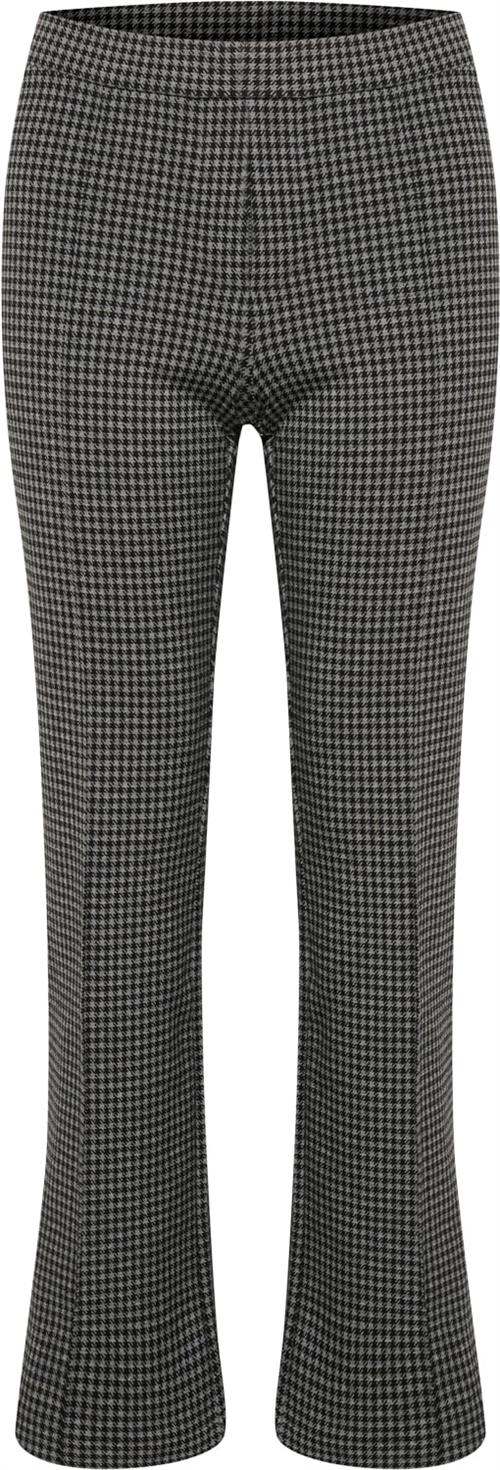 Part Two Pontaspw PA Pontaspw Kvinde Medium Grey Check Flare Bukser Str 44 - hos Magasin