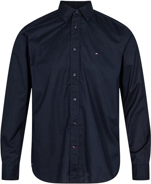 Tommy Hilfiger Core Flex Poplin RF Shirt Mand Desert Sky Langærmede Skjorter Str XXL - Bomuld hos Magasin