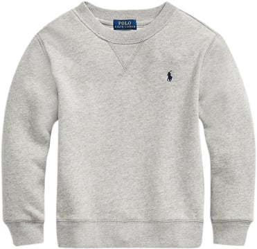 Se Polo Ralph Lauren Cottonblend-fleece Sweatshirt Str 3 År - Grå Sweatshirts hos Magasin ved Magasin