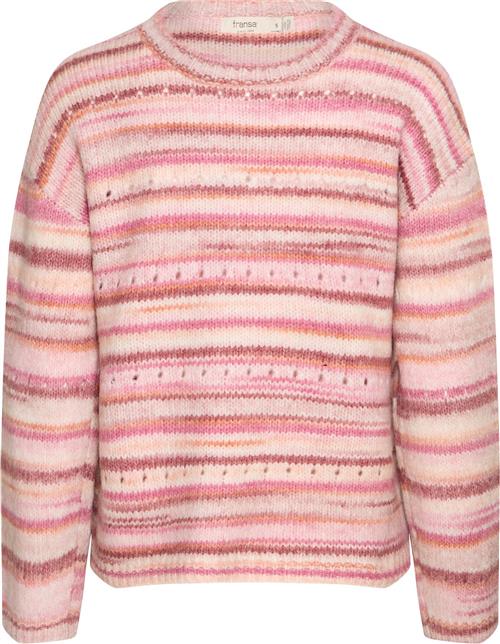 Fransa Frmanny PU 2 Kvinde Rapture Rose Mix Sweaters Regular Fit Str L - hos Magasin