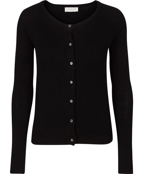 Rosemunde Cashmere Cardigan ls Kvinde Sort Cardigans Str S Cashmere - hos Magasin