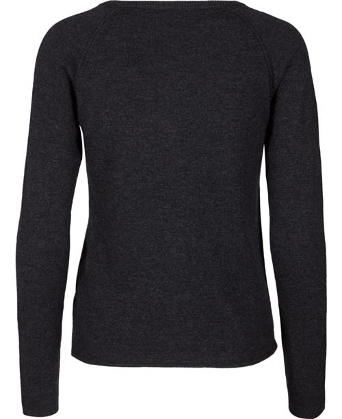 Se Rosemunde Cashmere Cardigan ls Kvinde Grå Cardigans Str XL Cashmere - hos Magasin ved Magasin