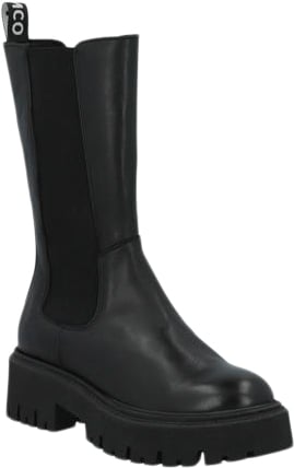 Se Bianco Biagarbi High Chelsea Boot Crust Kvinde Black Chelsea Boots Str 40 - Læder hos Magasin ved Magasin