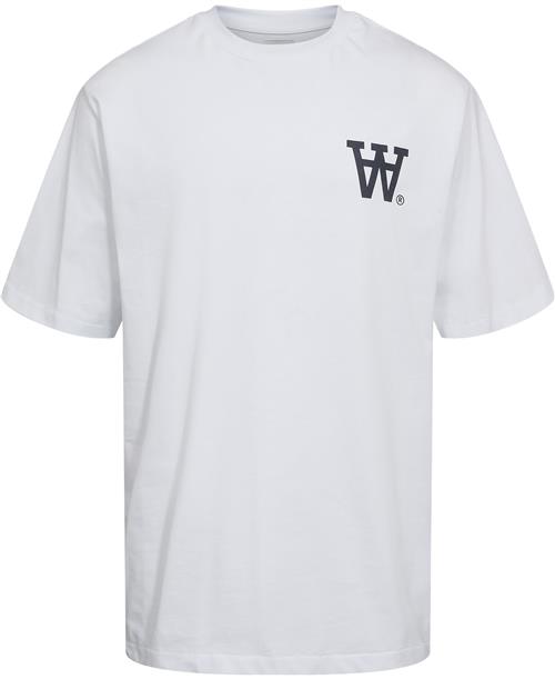 Wood Wood Wwasa Not To Be Trusted Tshirt Mand White Kortærmede T-shirts Str S - hos Magasin