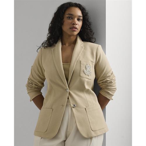 Lauren Ralph Lauren STR Sportswear Piqulnd-jkt Kvinde Explorer Sand Blazere Str 1X - hos Magasin