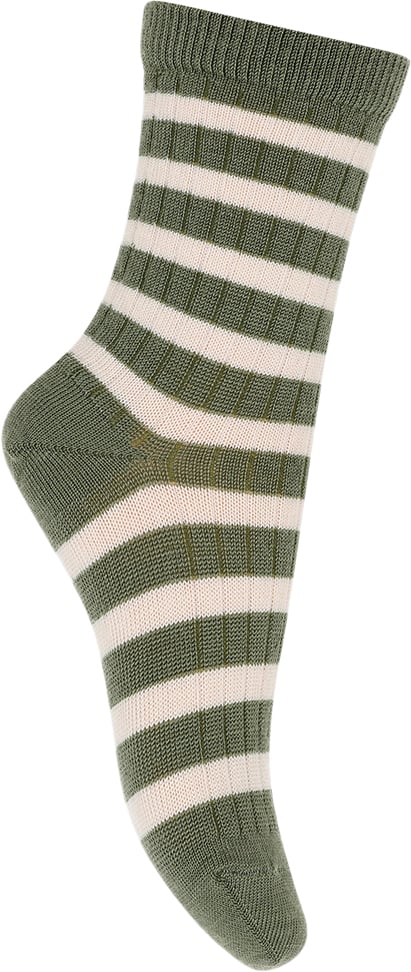 Se mpKids Elis Socks Str 40/42 - Olivine Strømper Bomuld hos Magasin ved Magasin