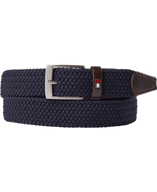 Tommy Hilfiger NEW Adan Belt 3.5CM 85cm - Bælter Elastan hos Magasin