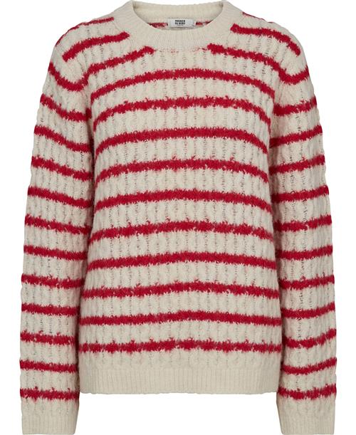 Magasin du Nord Collection Magasin Avelyn 1 GRS Kvinde Red / Star White Stripe Sweaters Str XS