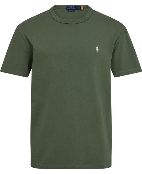 Polo Ralph Lauren 16/1 Jerseyssl-tsh Mand Cargo Green Kortærmede T-shirts Classic Fit Str L - Bomuld hos Magasin