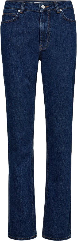 IVY Copenhagen Ivylulu Jeans Wash New York Kvinde Denim Blue Straight Jeans Slim Fit Str 31 / 32 - hos Magasin