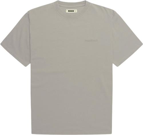 Woodbird Wbbaine Base tee Mand Light Grey Kortærmede T-shirts Str XL - Bomuld hos Magasin