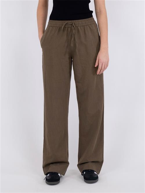 Neo Noir Sonar Linen Pants Kvinde Army Hørbukser Str 38 - hos Magasin