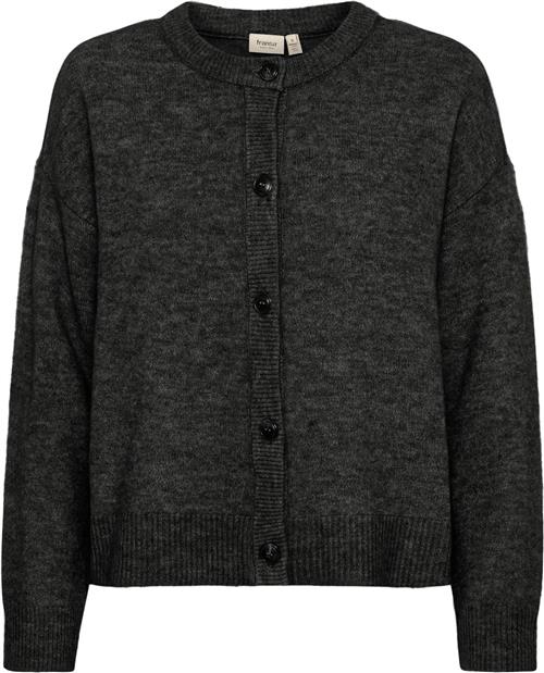 Se Fransa Frsanny CAR 3 Kvinde Charcoal Melange Cardigans Regular Fit Str L - hos Magasin ved Magasin