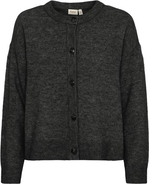 Fransa Frsanny CAR 3 Kvinde Charcoal Melange Cardigans Regular Fit Str S - hos Magasin