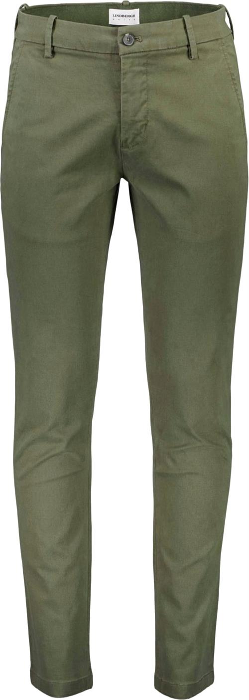 Lindbergh Chinos med Superflex Mand Grøn Chinos Str 31/32 - hos Magasin