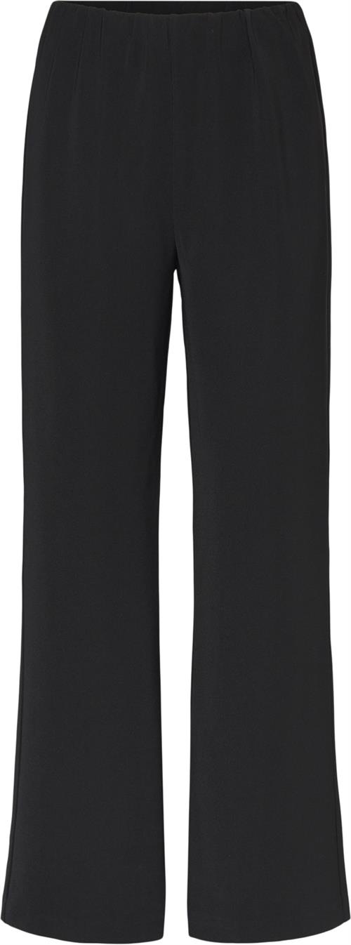 Rosemunde Casual Trousers Kvinde Sort Bukser Tætsiddende Fit Str 42 - hos Magasin