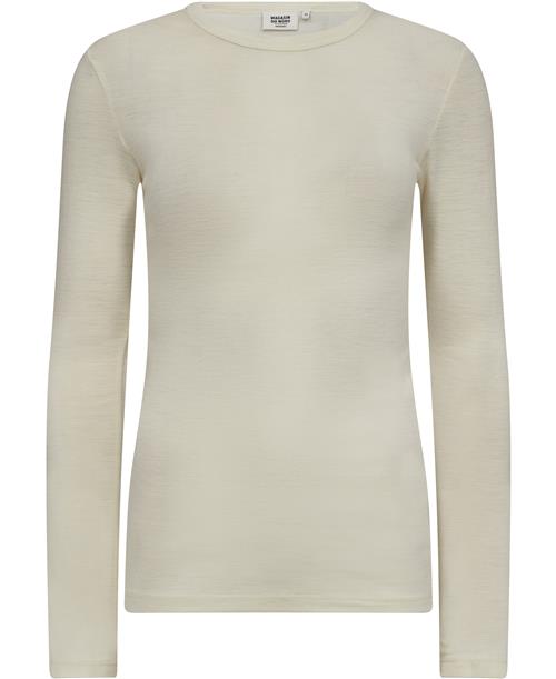 Magasin du Nord Collection Magasin Cilla 1 RWS Merino Wool Kvinde Cream Sweaters Str XS Merino