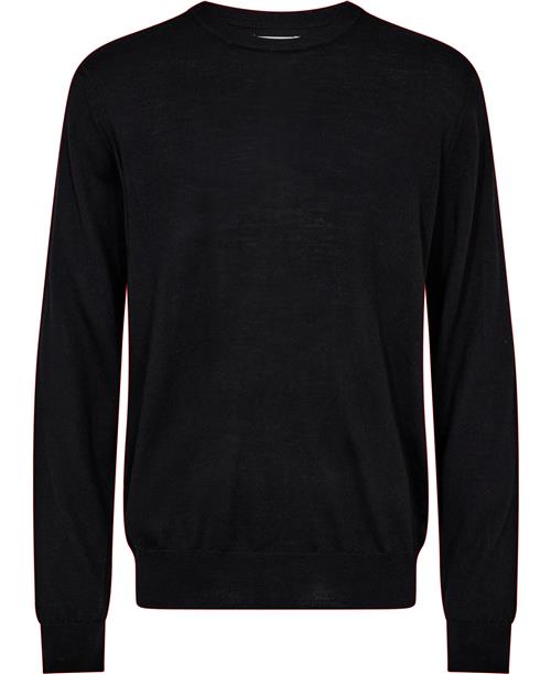 Magasin du Nord Collection Magasin Morgan 2 100 RWS Merino Wool Mand Black Sweaters Str XL Merino